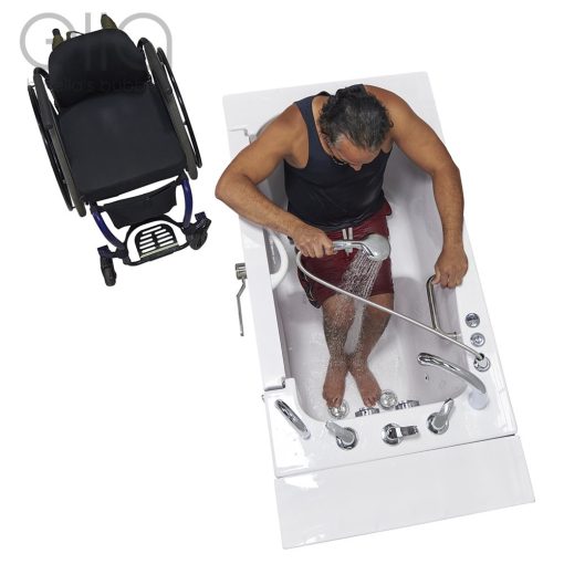 Transfer30 Wheelchair Accessible Walk-in Bathtub – 30″w X 52″l (76cm X 132cm)