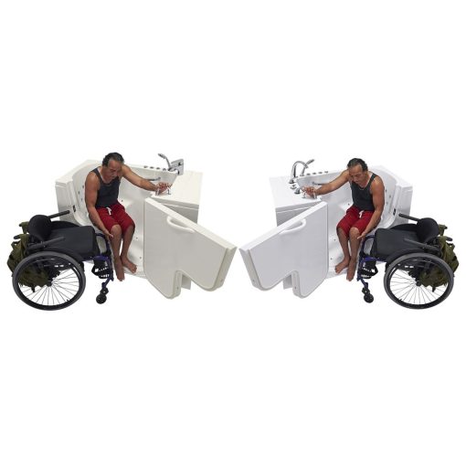 Transfer30 Wheelchair Accessible Walk-in Bathtub – 30″w X 52″l (76cm X 132cm)