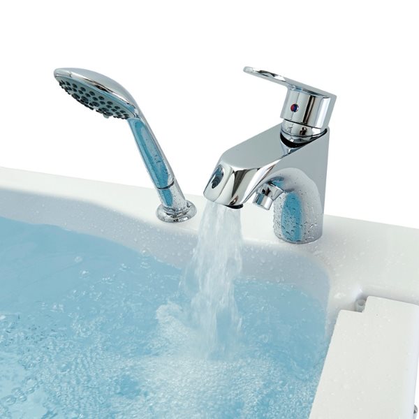 2 Piece Single Lever Fast Fill Faucet for Walk In Tubs for Handicap Elderly Disabled